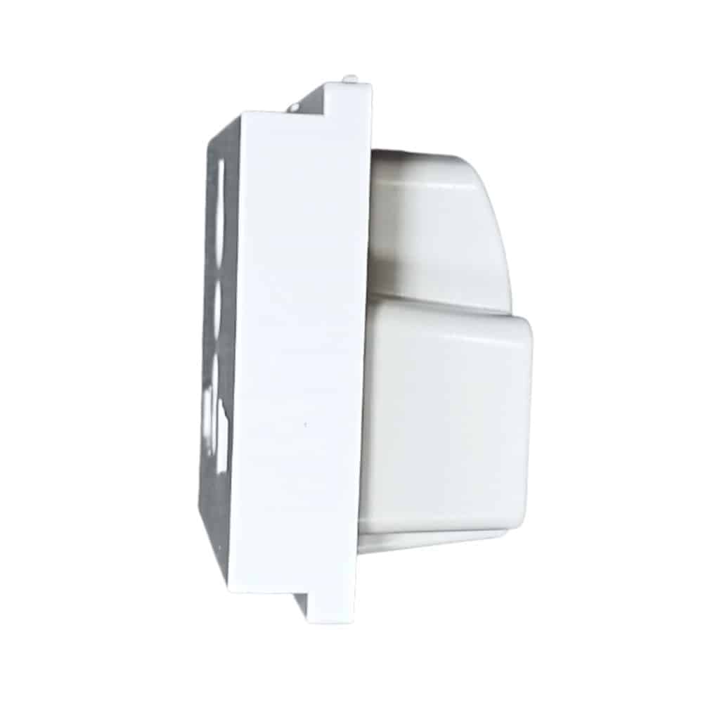 Schneider Opale Modular Socket with Shutter 2M White