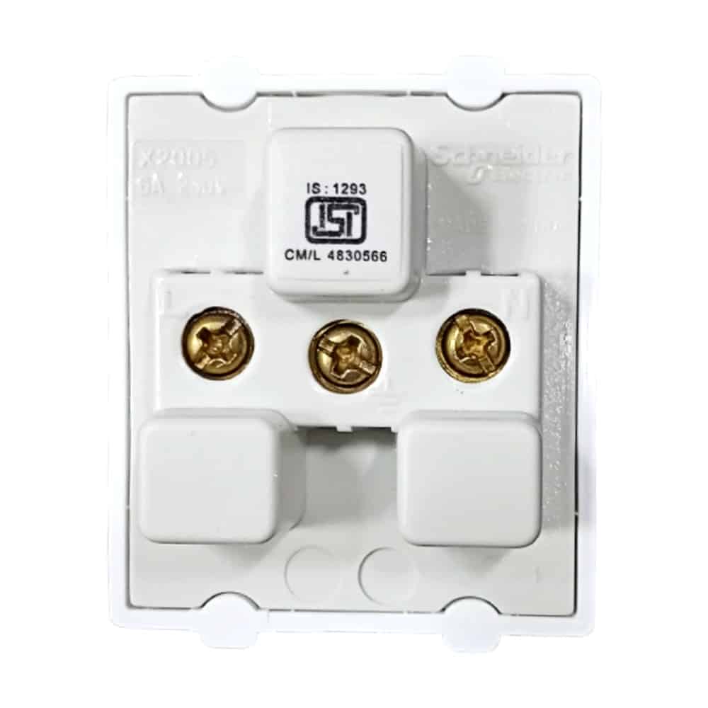 Schneider Opale Modular Socket with Shutter 2M White
