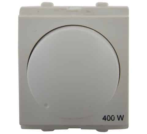 Schneider Opale Modular Fan Regulator White - Dimmer, 1M
