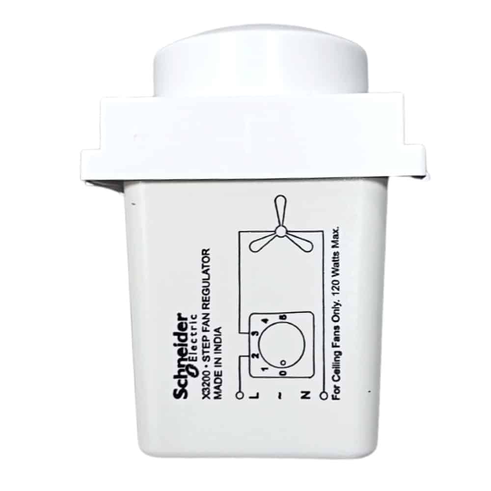 Schneider Opale Modular Fan Regulator White
