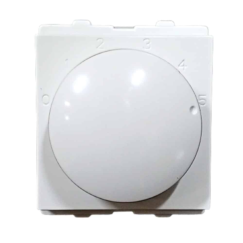 Schneider Opale Modular Fan Regulator White - Step, 2M