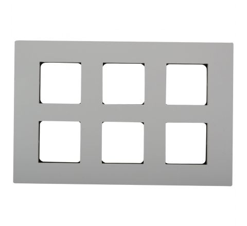 Schneider Opale Modular Plate Cover + Frame White - 12M