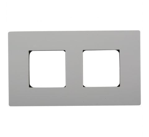 Schneider Opale Modular Plate Cover + Frame White - 4M