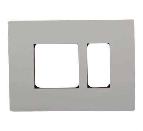 Schneider Opale Modular Plate Cover + Frame White - 3M