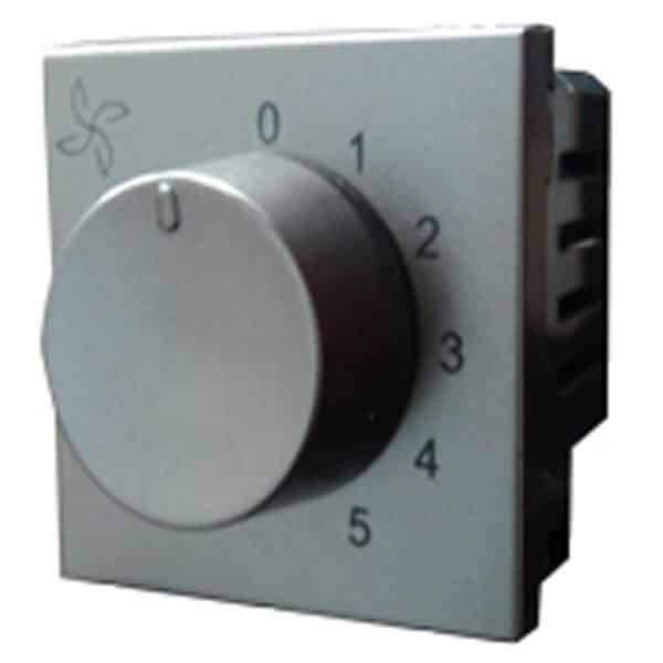 Legrand Arteor Modular Step Fan Regulator 100W - 2M, Magnesium