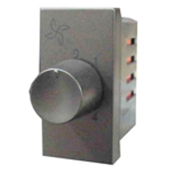 Legrand Arteor Modular Step Fan Regulator 100W - 1M, Magnesium