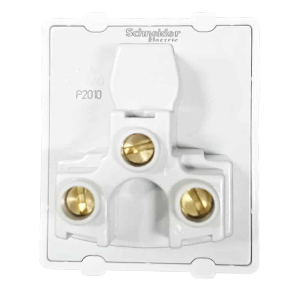 Schneider Livia Modular Socket with Shutter 2M White