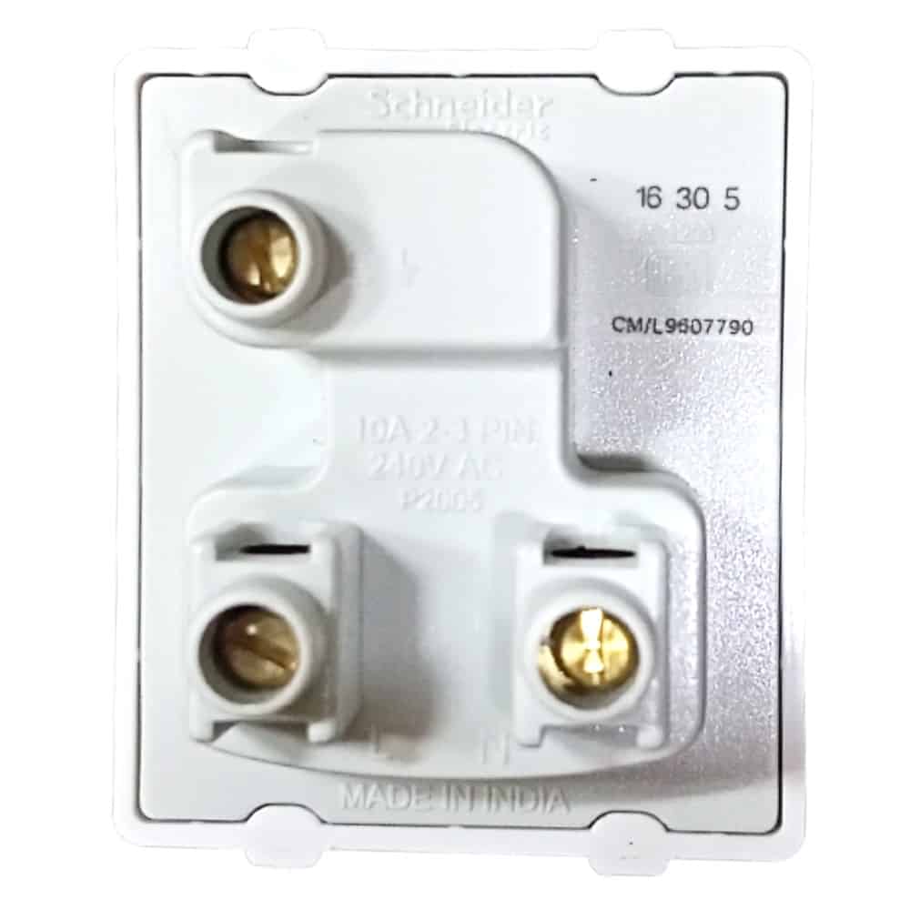 Schneider Livia Modular Socket with Shutter 2M White
