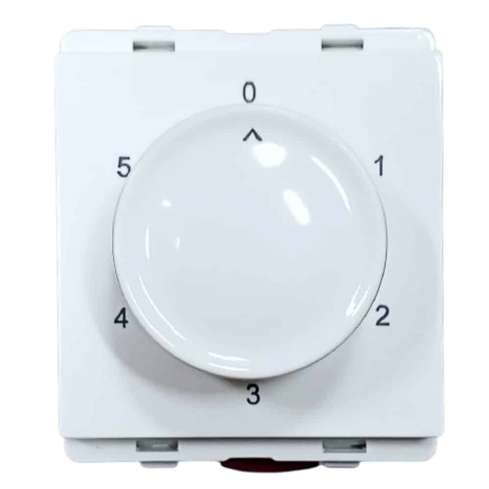 Schneider Livia Modular Fan Regulator White - Step, 2M