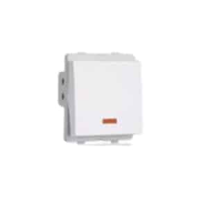 Schneider Livia Modular Switch White - 20A DP, 1 Way, With Indicator, 2M