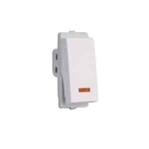 Schneider Livia Modular Switch White - 16A, 1 Way, With Indicator, 1M