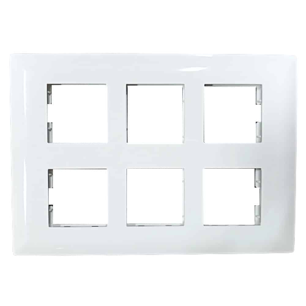 Schneider Livia Modular Plate Cover + Frame White? - 12M