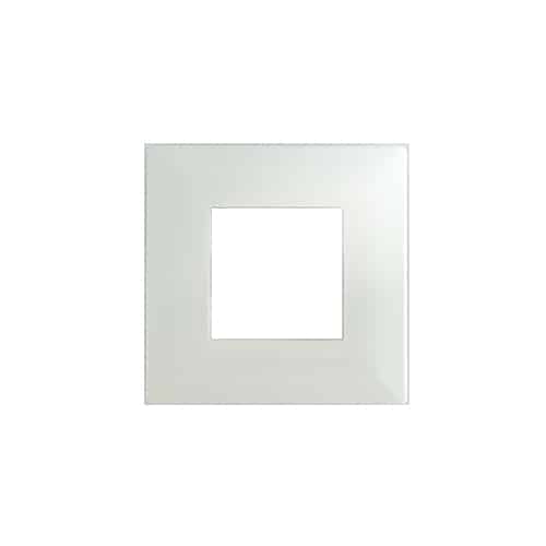 Schneider Livia Modular Plate Cover + Frame White? - 2M