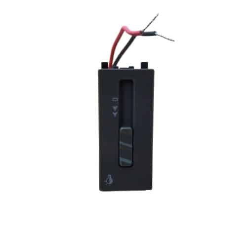 Schneider ZENcelo Modular Fan Regulator - Dimmer (1M), Dark Grey
