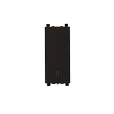 Schneider ZENcelo Modular Switch - 6A, 1 Way, With Indicator, 1M, Dark Grey