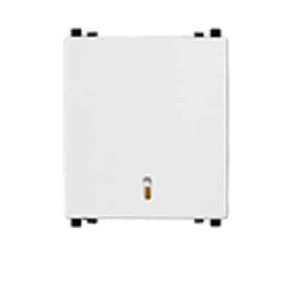 Schneider ZENcelo Modular Switch - 20A DP, 1 Way, With Neon Indicator, 2M, White