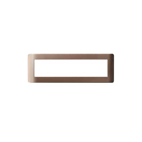 Schneider ZENcelo Modular Plate Cover + Frame? - 9M, Silver Bronze