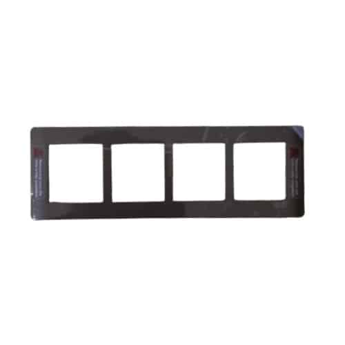 Schneider ZENcelo Modular Plate Cover + Frame? - 8M (H), Dark Grey