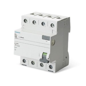 Siemens Sinova RCCB - 63A, 4 Pole, 30mA