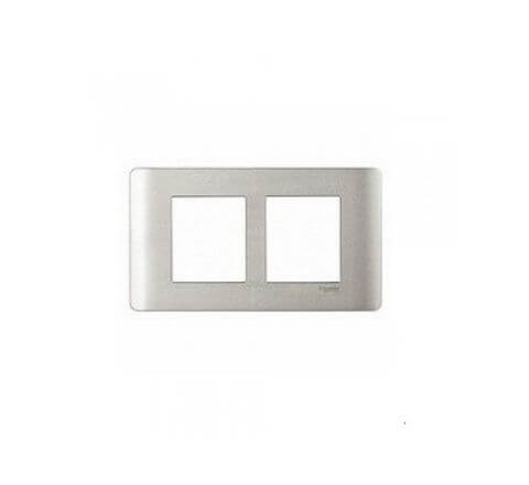 Schneider ZENcelo Modular Plate Cover + Frame? - 4M, White