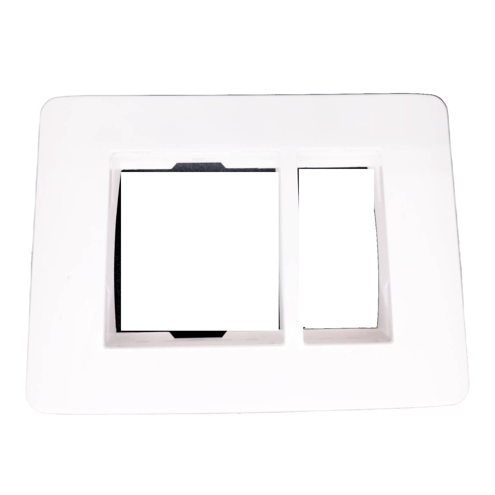 Schneider ZENcelo Modular Plate Cover + Frame? - 3M, White