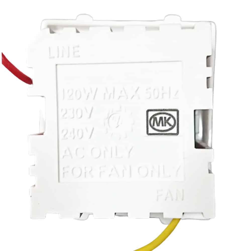 Honeywell MK Midas Modular Step Fan Regulator White
