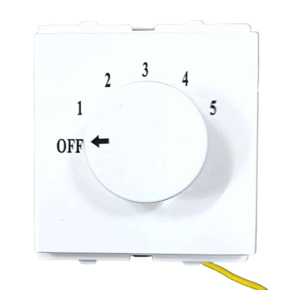Honeywell MK Midas Modular Step Fan Regulator White - 2M