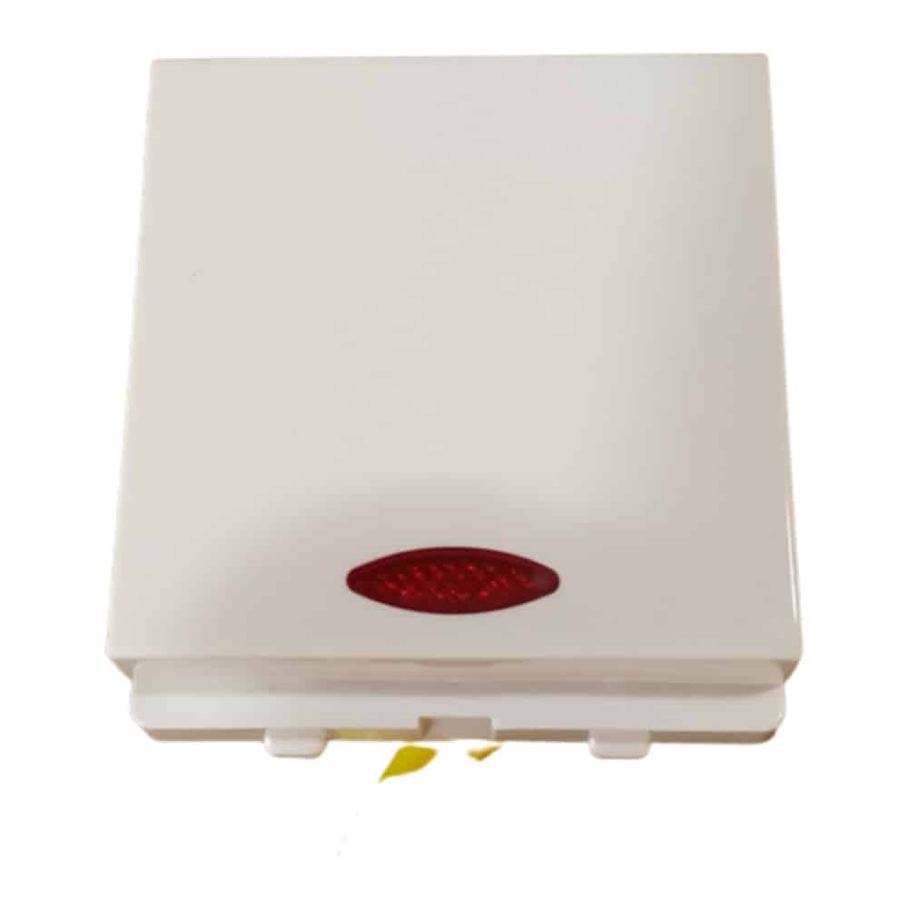 Honeywell MK Midas Modular Switch White - 32A DP, 1 Way, With Indicator, 2M