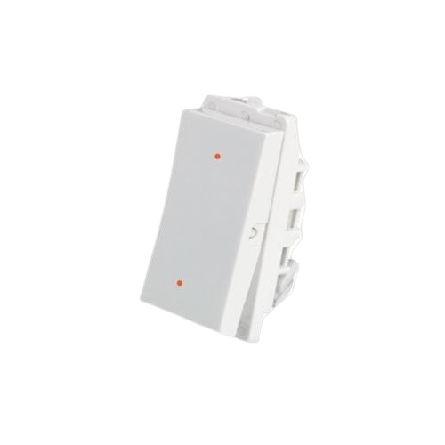 Honeywell MK Midas Modular Switch White - 6A, 2 Way, Without Indicator, 1M