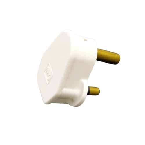 Honeywell MK Wraparound 3 Pin Plug Top White - 16A