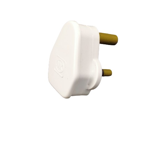Honeywell MK Wraparound 3 Pin Plug Top White - 6A