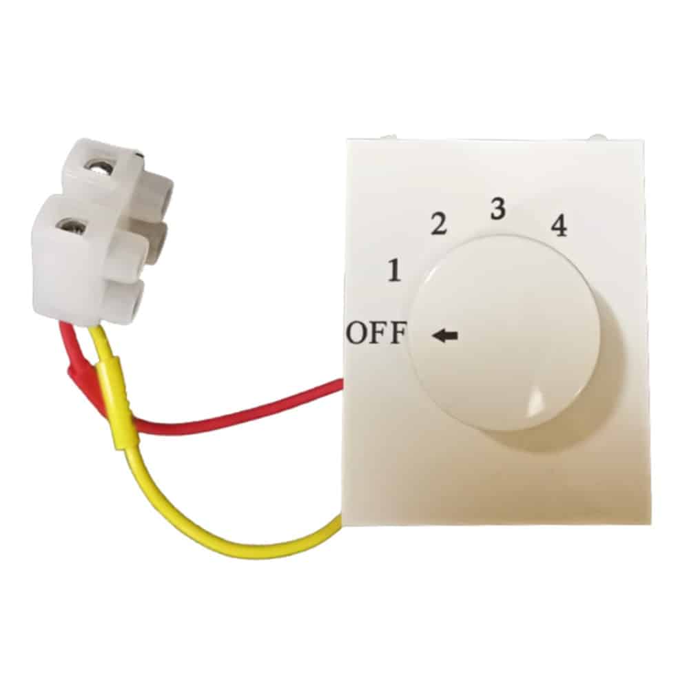 Honeywell MK Wraparound Modular Step Fan Regulator White - 100W, 2M