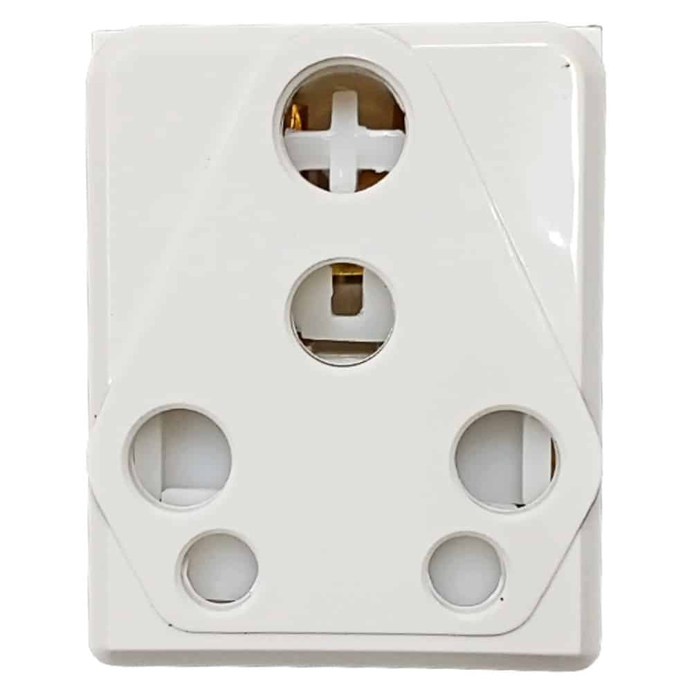Honeywell MK Wraparound Modular Socket White - 10/16A, 2M
