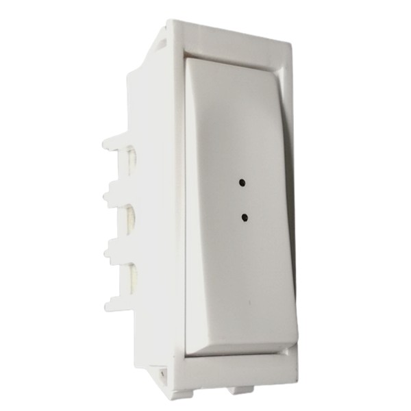 Honeywell MK Wraparound Modular Switch White - 6A, 2 Way, Without Indicator, 1M