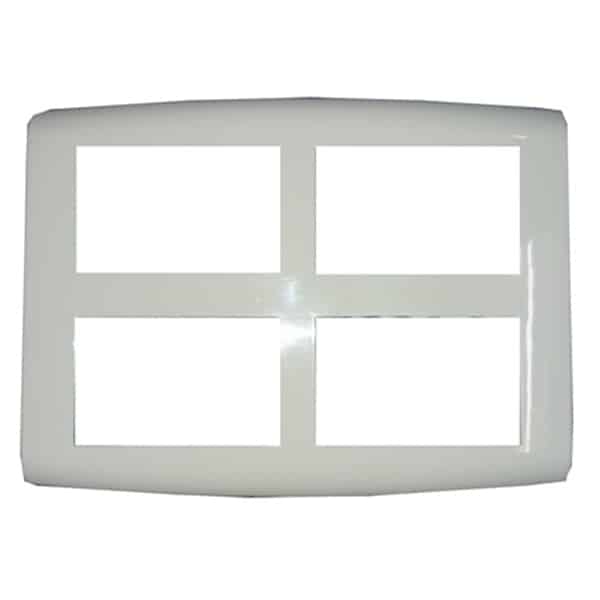 Honeywell MK Wraparound Modular Plate Cover + Frame White - Wraparound, 16M