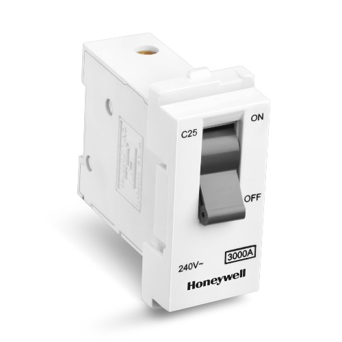 Honeywell MK EVO 25A Modular MCB 1M White - 1M