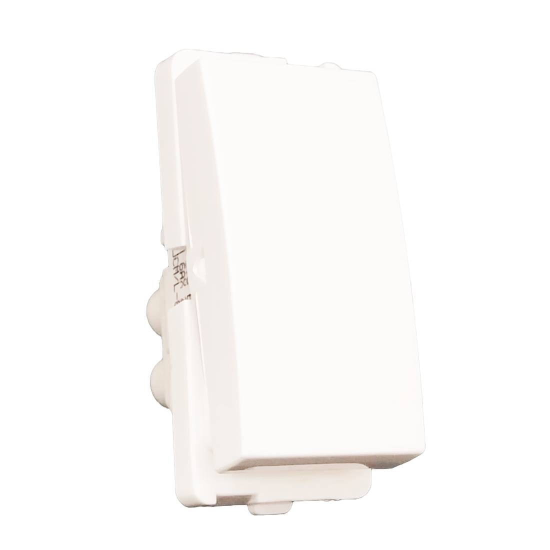Honeywell MK EVO Modular Switch White - 6A, 1 Way, Without Indicator, 1M