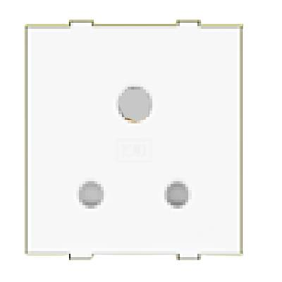 Anchor Roma Classic Modular Socket White 2M - 6A 3 Pin