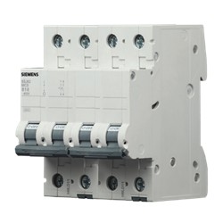 Siemens Sinova MCB 6kA - C-Curve, 63A, 4 Pole