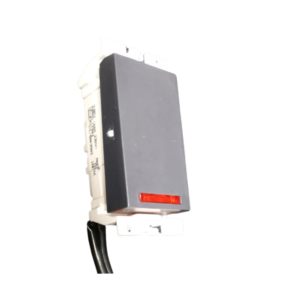 Honeywell MK Blenze Plus Modular Switch - 16A, 1 Way, With Indicator, 1M, Black