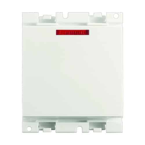 Honeywell MK Blenze Plus Modular Switch - 32A DP, 1 Way, With Indicator, 2M, Synthetic Chalk White