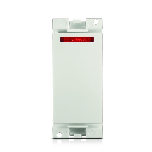 Honeywell MK Blenze Plus Modular Switch - 6A, 1 Way, With Indicator, 1M, Synthetic Chalk White