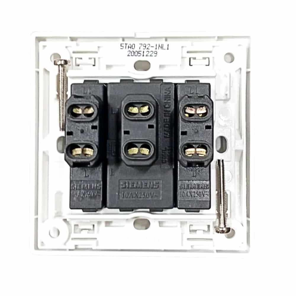 Siemens DELTA vega 10A 1 Way Switch (Complete Unit)