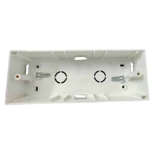 Siemens Modular Surface PVC Boxes Snow White - 6M