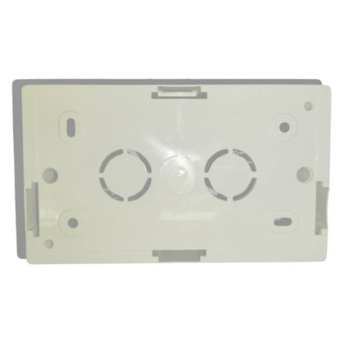 Siemens Modular Surface PVC Boxes Snow White