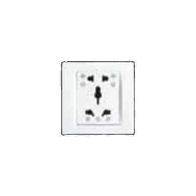 Siemens DELTA vega Universal Socket Complete Unit - Snow White