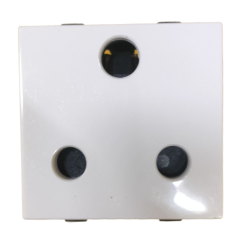 Siemens DELTA vega Modular Socket - 25A 3 Pin, Snow White