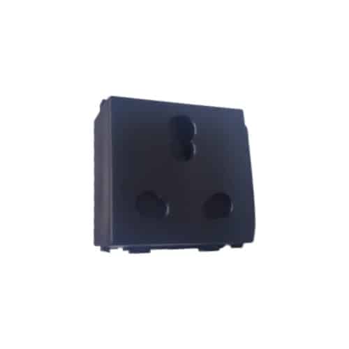 Siemens DELTA vega Modular Socket - 10/16A 3 Pin, Metallic Carbon