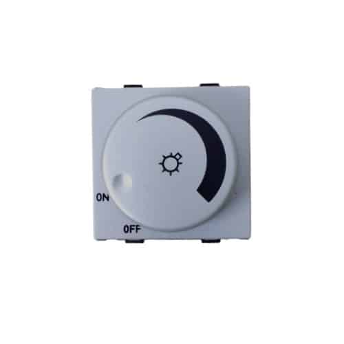 Siemens DELTA vega Modular Light Dimmer 25-400W 2M - Metallic Aluminium