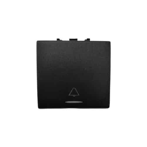 Siemens DELTA vega 10A Modular Bell Push Switch - With Indicator, 2M, Metallic Carbon
